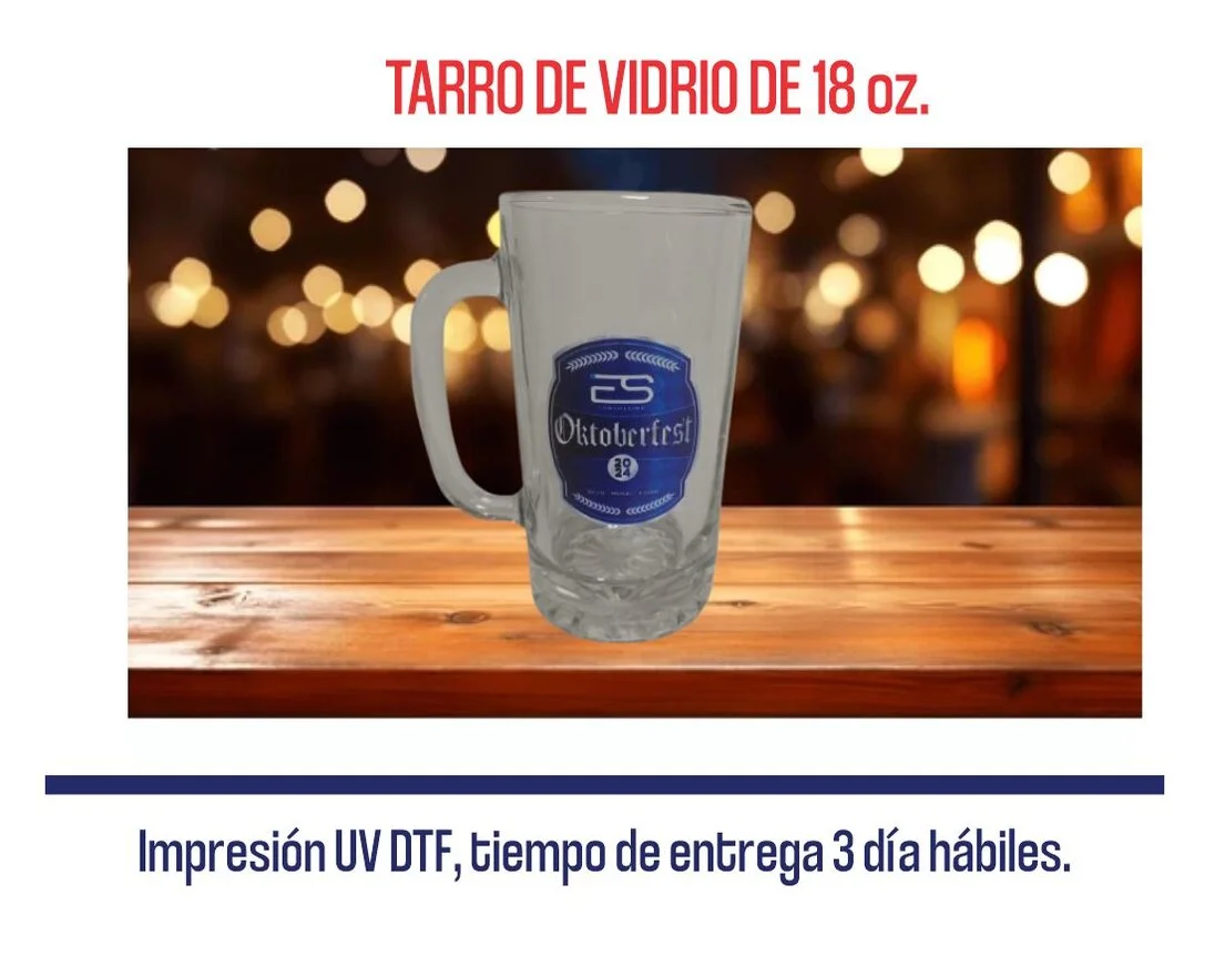 48 tarros cerveceros de 18 oz.